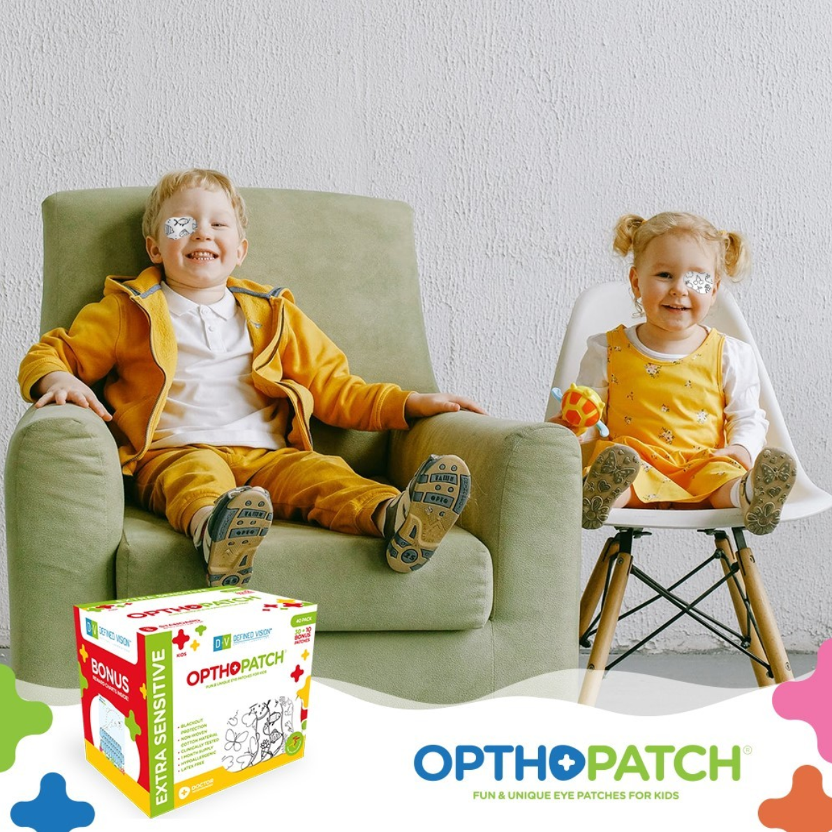 Opthopatch eye patches
